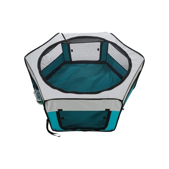 Trixie Puppy Ren Turquoise / Grijs 130X130X55 CM