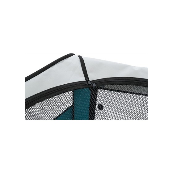 Trixie Puppy Ren Turquoise / Grijs 130X130X55 CM