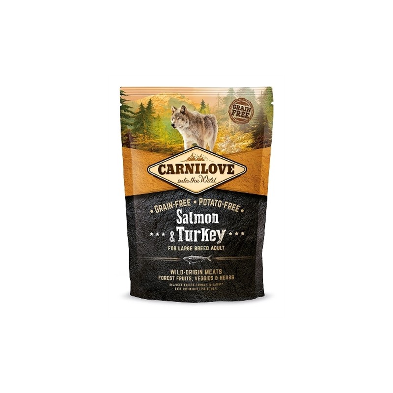 Carnilove - Salmon / Turkey Adult Large Breed. 1,5 KG