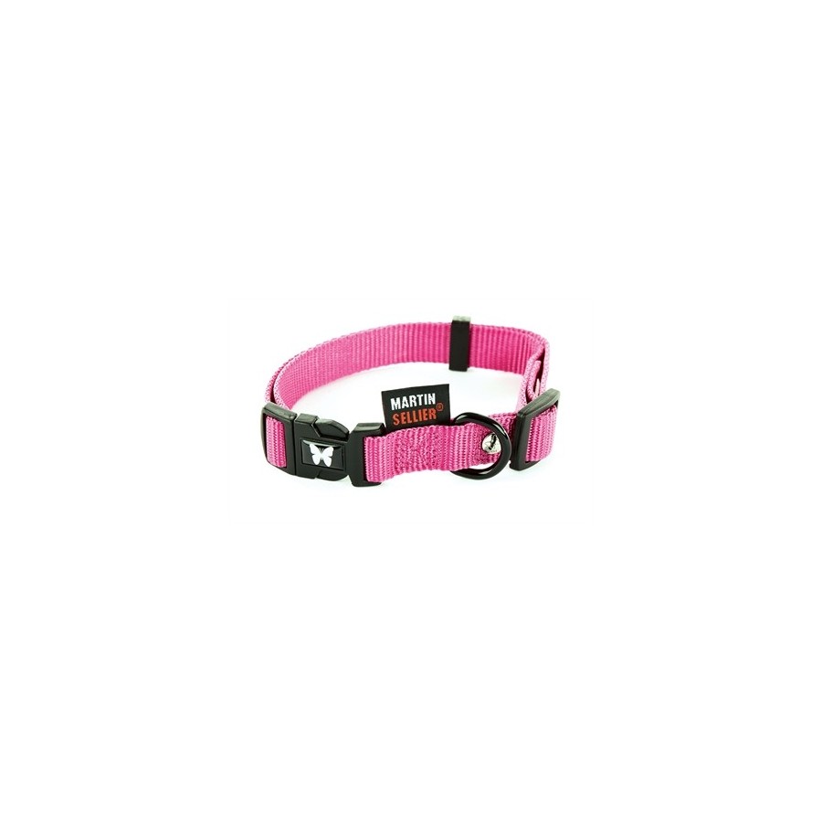 Martin Halsband Verstelbaar Nylon Roze 30-45X1,6 CM