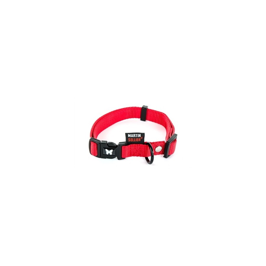 Martin Halsband Verstelbaar Nylon Rood 40-55X2 CM