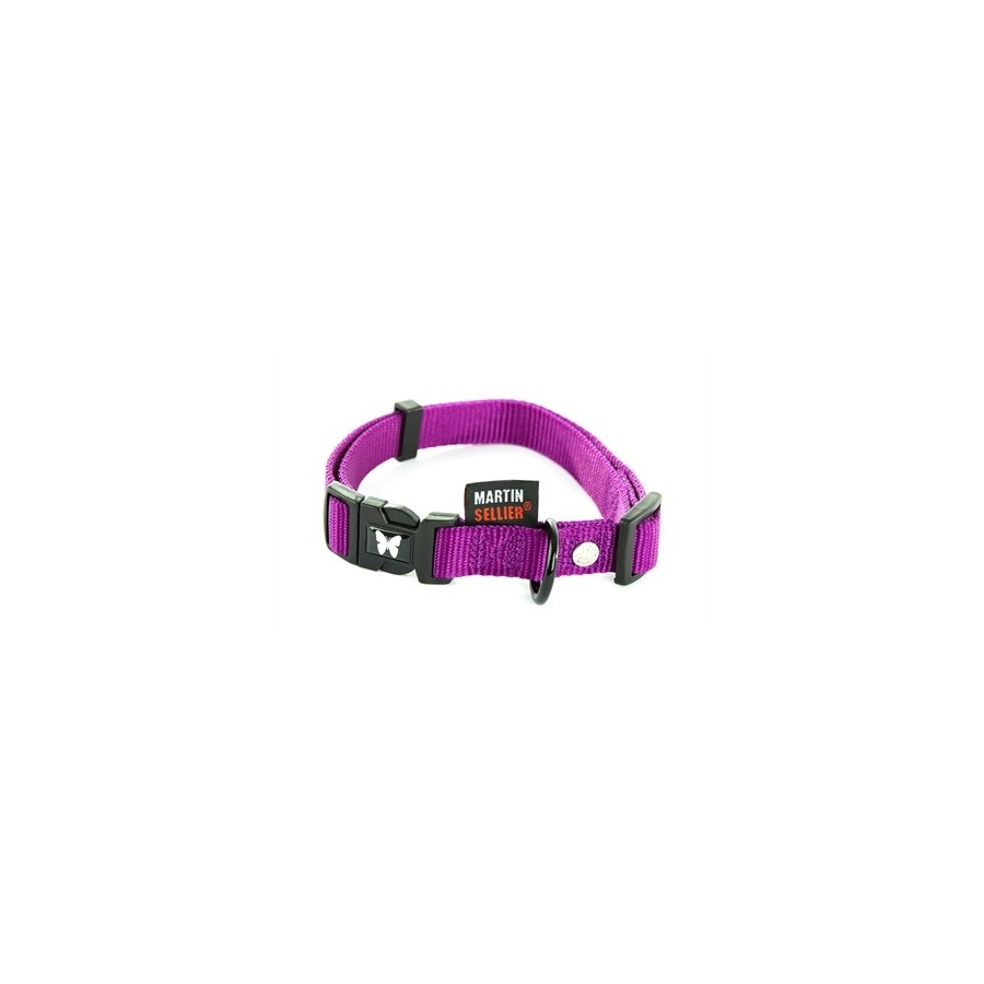 Martin Halsband Verstelbaar Nylon Paars 40-55X2 CM