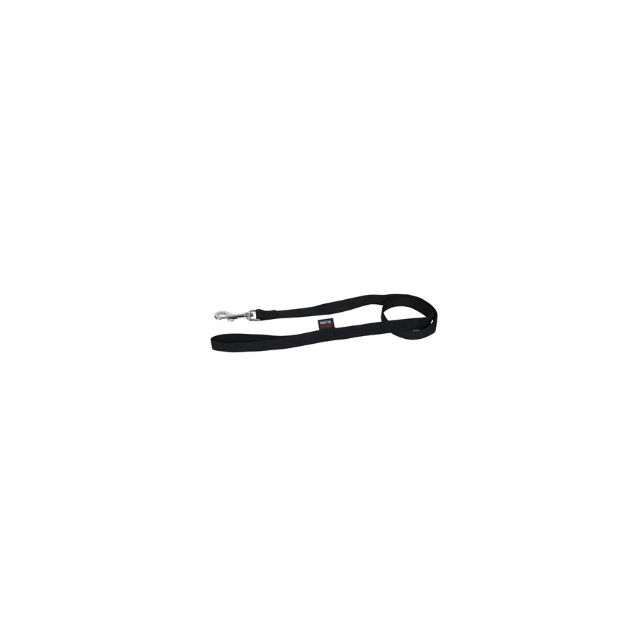 Martin Hondenriem Basic Nylon Zwart 120X1 CM
