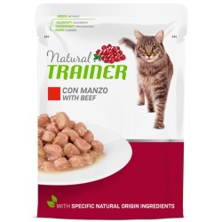 Natural Trainer - Cat Adult Beef Pouch 12x 85gr