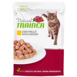 Natural Trainer - Cat Adult Chicken Pouch. 12x 85gr