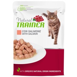 Natural Trainer - Cat Adult Salmon Pouch. 12x 85gr