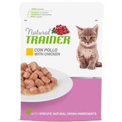 Natural Trainer - Kitten / Junior Chicken Pouch. 12x 85gr