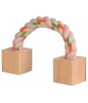 Trixie Speeltouw Met Hout 20 CM