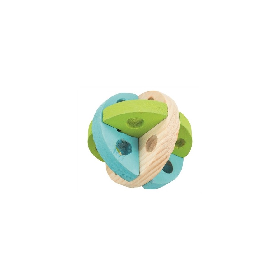Trixie Speel En Snackbal Hout 8 CM