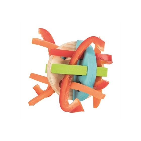 Trixie Speel En Snackbal Hout 8 CM