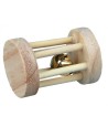 Trixie Speelrol Hout Met Bel 7X5 CM