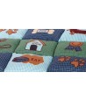 Trixie Hondenkussen Patchwork Blauw / Groen 80X55X3 CM