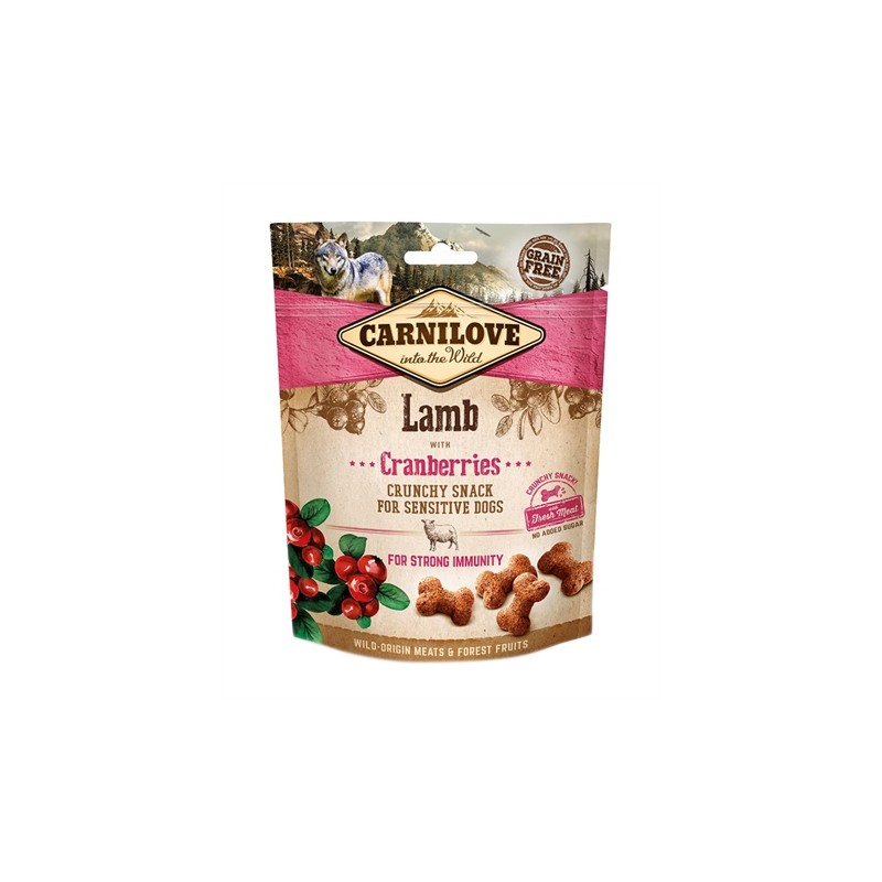 Carnilove - Crunchy Snack Lam / Cranberries. 200 GR