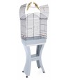 Imac - Vogelkooi Calla Met Standaard Blauw / Grijs. 62x43x78cm