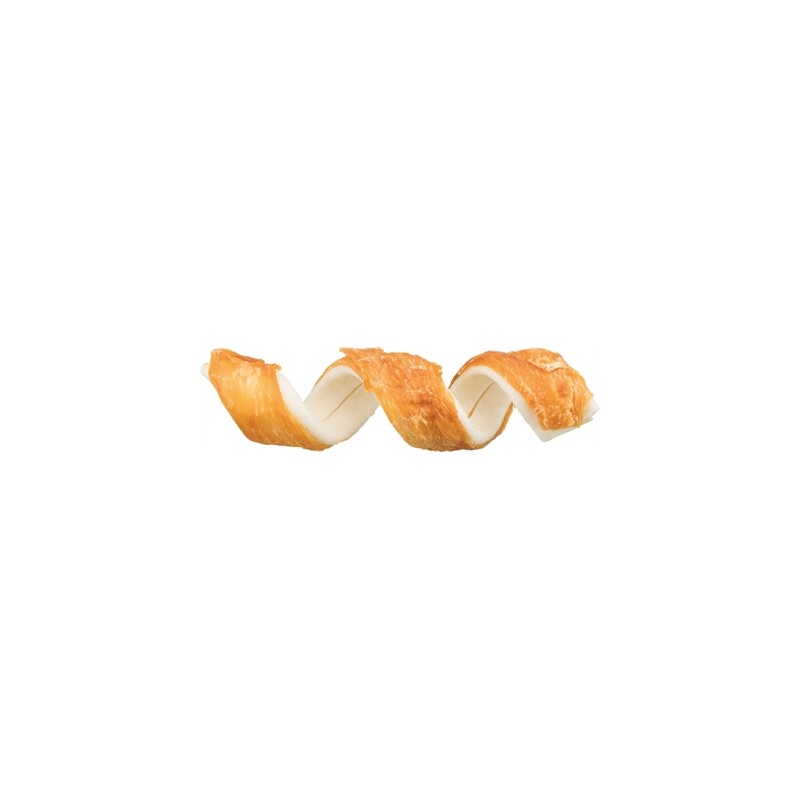 Trixie - Denta Fun Chicken Chewing Curl 15 CM. 50 Stuks
