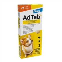 Adtab - Kauwtablet Hond 5,5-11 KG. 3 Tabletten