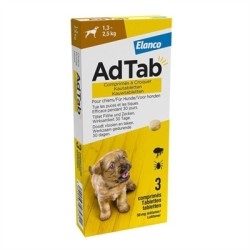 Adtab - Kauwtablet Hond 1,3-2,5 KG. 3 Tabletten