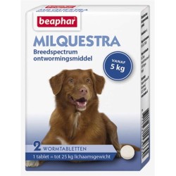 Beaphar - Milquestra Hond. 2 Tabletten