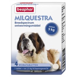 Beaphar - Milquestra Hond. 4 Tabletten
