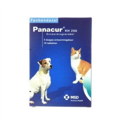 Panacur - Hond / Kat 250 MG. 10 Tabletten