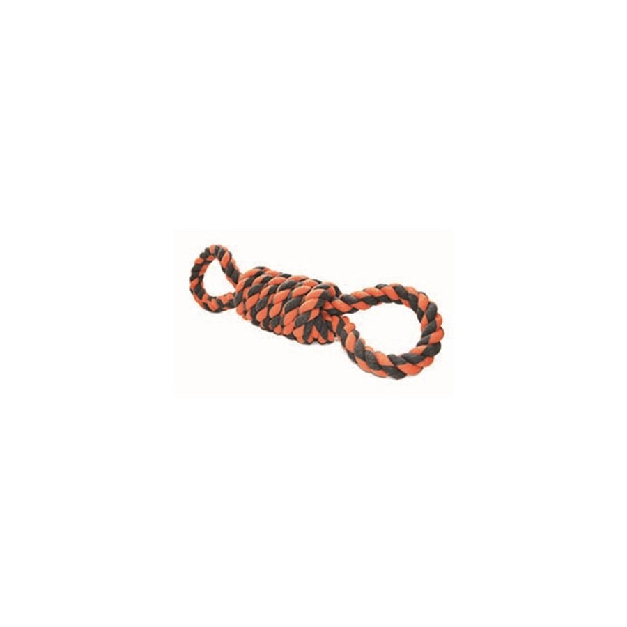Happy Pet Nuts For Knots Extreme Spoel 8 Vorm Tugger Grijs / Oranje 55X11X11 CM