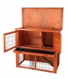 Trixie Natura Konijnenhok Met Ren Bruin 104X97X52 CM