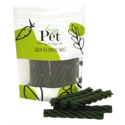Veggie Pet - Green Tea Dental Twist. 100 GR