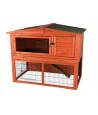 Trixie Natura Konijnenhok Met Ren Bruin 124X102X78 CM