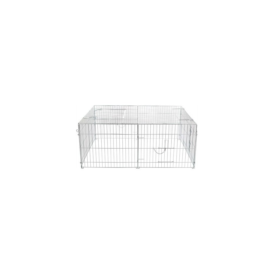 Trixie Natura Knaagdierren Met Dak Gegalvaniseerd Metaal 144X58X116 CM