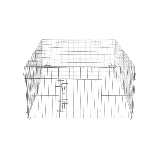 Trixie Natura Knaagdierren Met Dak Gegalvaniseerd Metaal 144X58X116 CM