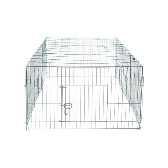 Trixie Natura Knaagdierren Met Dak Gegalvaniseerd Metaal 216X65X116 CM