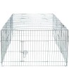 Trixie Natura Knaagdierren Met Dak Gegalvaniseerd Metaal 216X65X116 CM