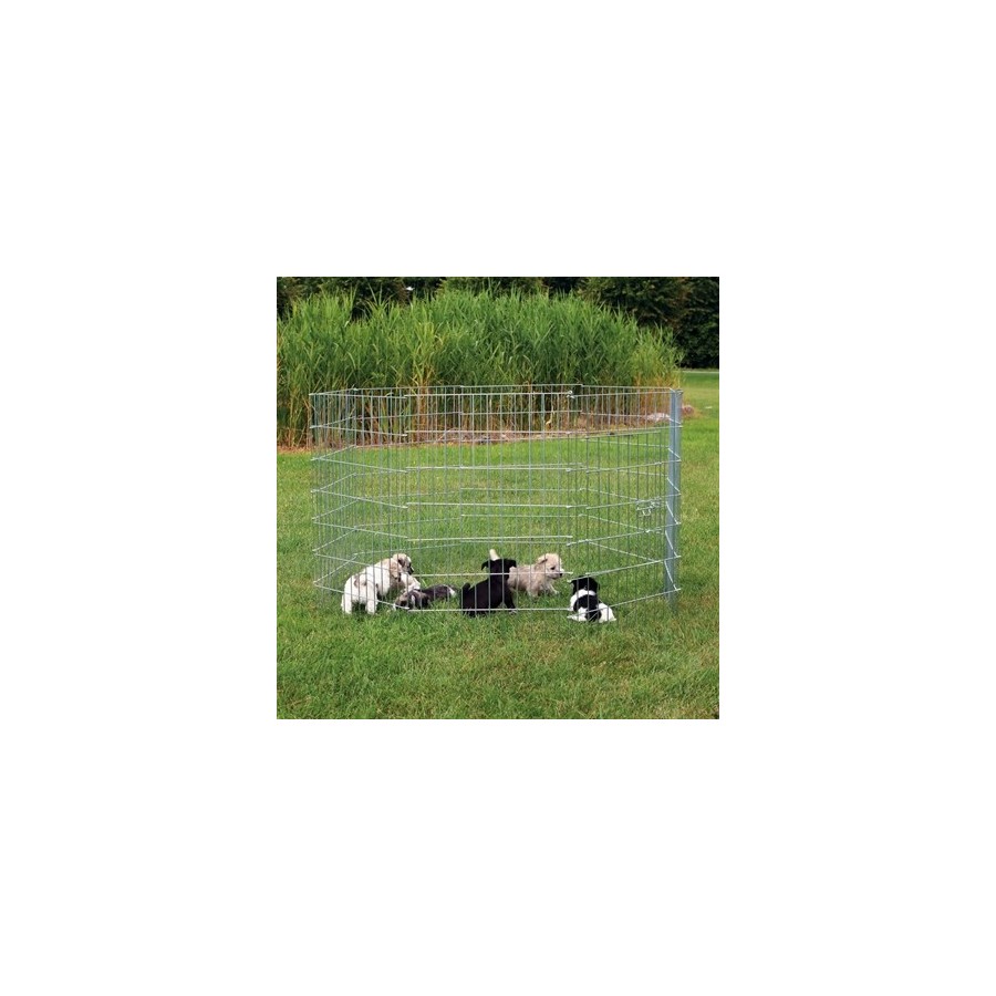 Trixie Natura Puppyren Gegalvaniseerd Metaal 8 Panelen DIA 154 CM 61X91 CM