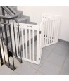 Trixie Afsluithek Wit 4 Panelen 60-160X75 CM