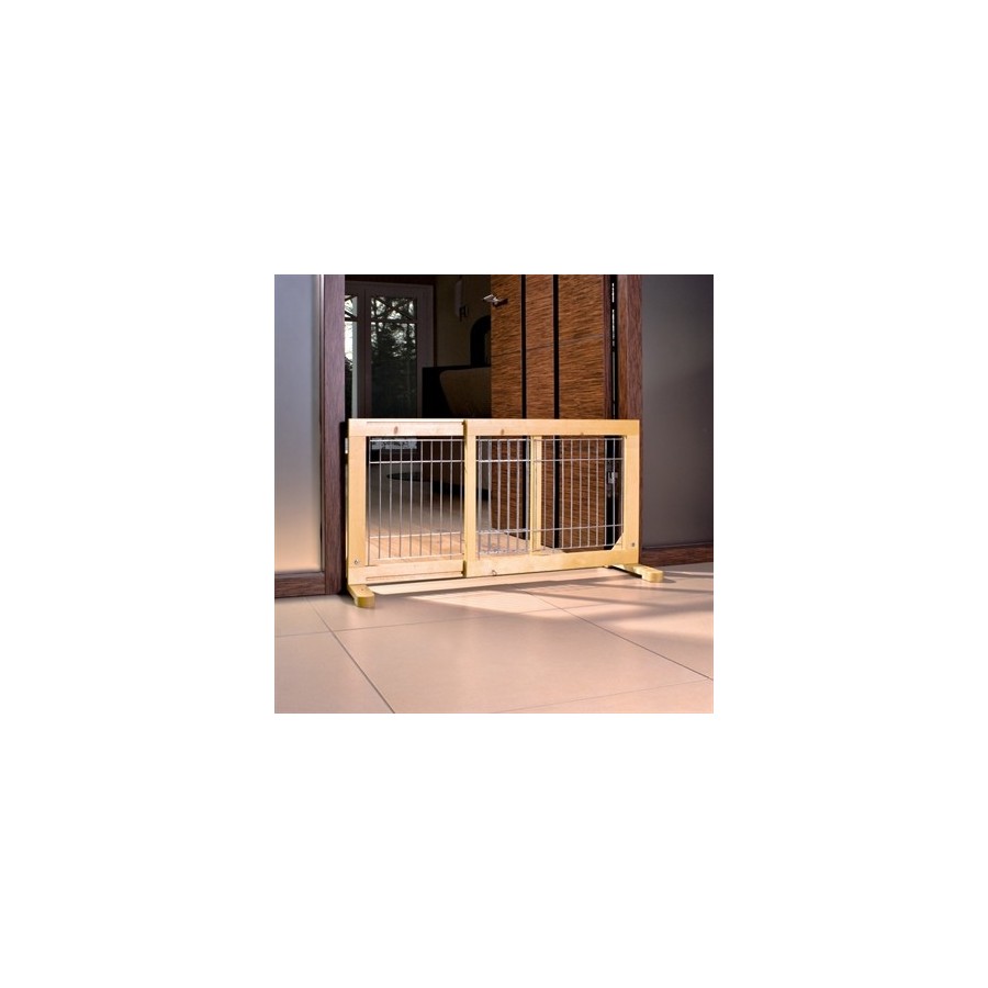 Trixie Afsluithek Hout 63-108X50 CM