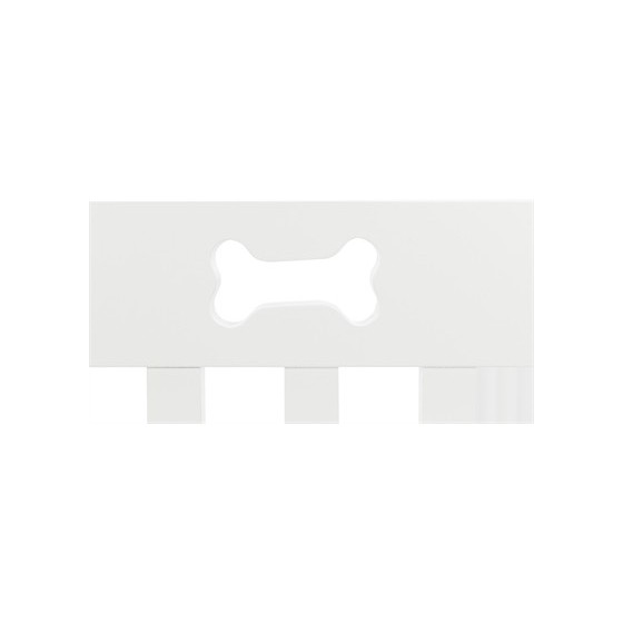 Trixie Afsluithek Wit 3 Panelen 82-124X61 CM