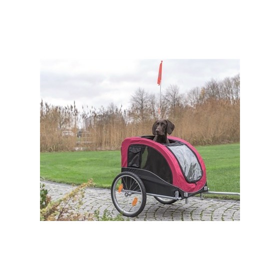 Trixie Hondenfietskar Zwart / Rood 80X75X86 CM