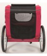 Trixie Hondenfietskar Zwart / Rood 80X75X86 CM