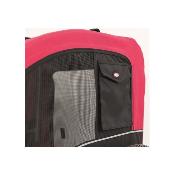 Trixie Hondenfietskar Zwart / Rood 80X75X86 CM
