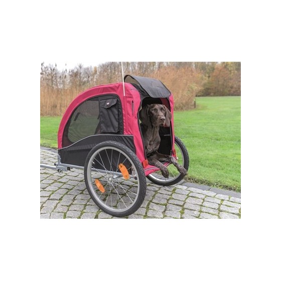 Trixie Hondenfietskar Zwart / Rood 80X75X86 CM