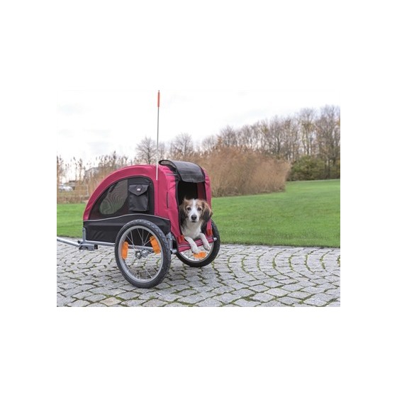 Trixie Hondenfietskar Zwart / Rood 75X63X68 CM
