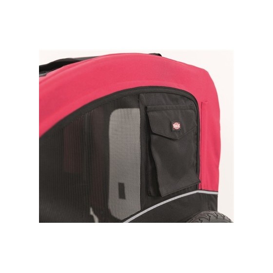 Trixie Hondenfietskar Zwart / Rood 75X63X68 CM