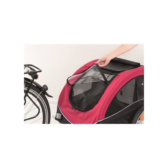 Trixie Hondenfietskar Zwart / Rood 75X63X68 CM