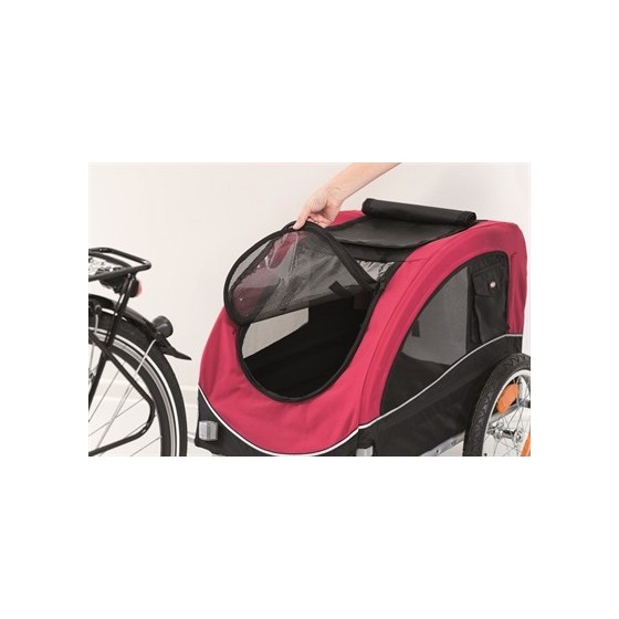 Trixie Hondenfietskar Zwart / Rood 75X63X68 CM