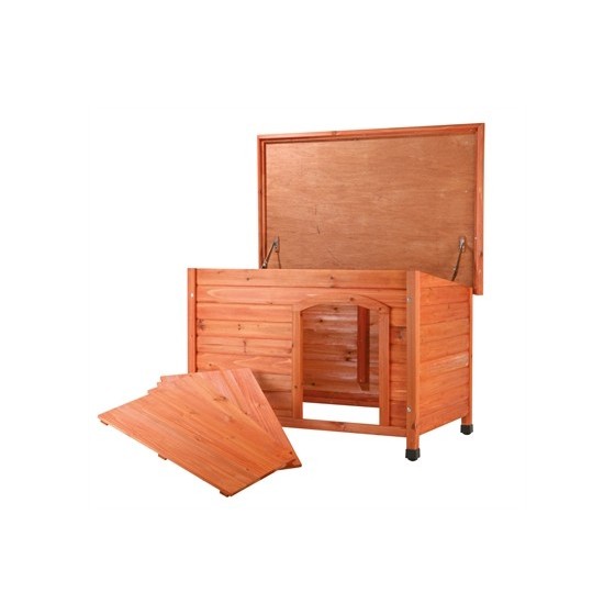Trixie Natura Hondenhok Classic Met Plat Dak Bruin 104X75X68 CM