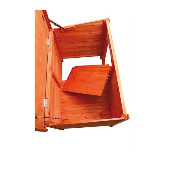 Trixie Natura Hondenhok Classic Met Plat Dak Bruin 104X75X68 CM