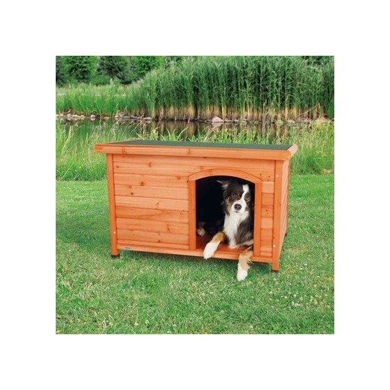 Trixie Natura Hondenhok Classic Met Plat Dak Bruin 104X75X68 CM