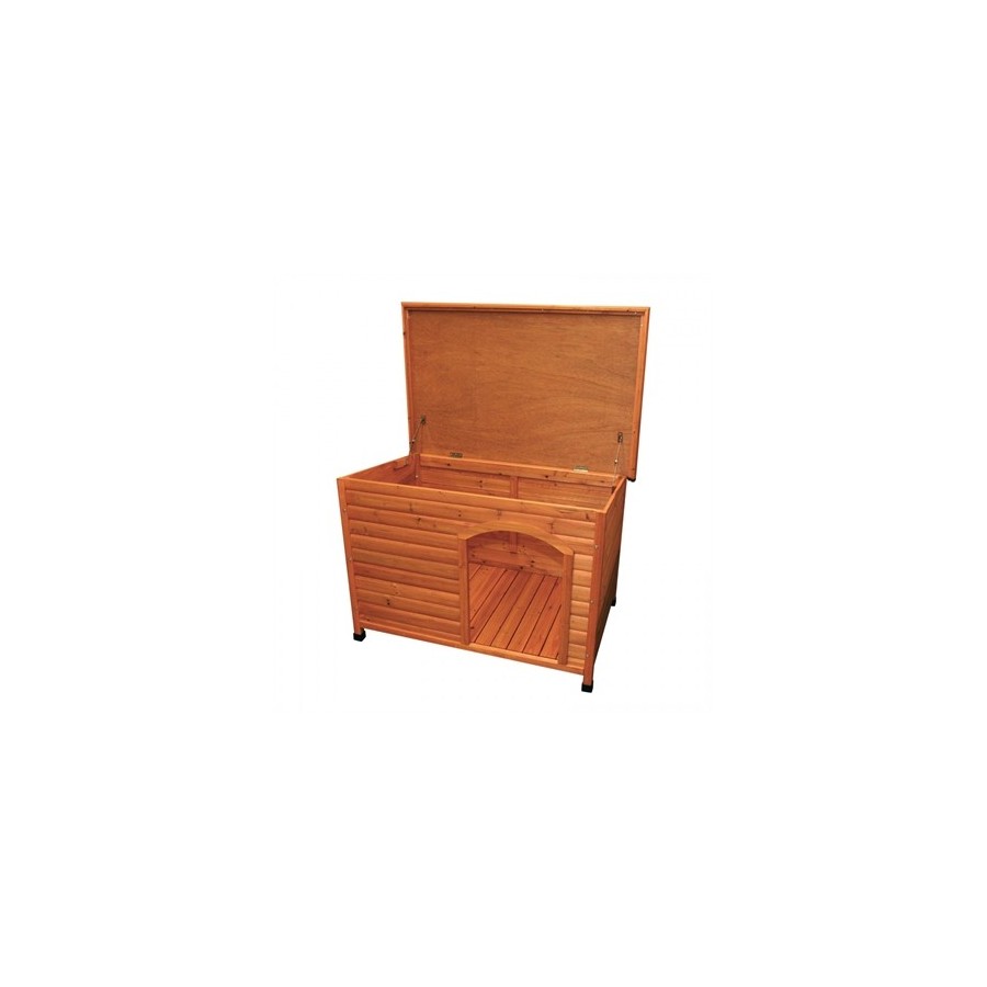 Trixie Natura Hondenhok Classic Met Plat Dak Bruin 85X58X60 CM
