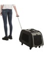 Trixie Reismand Trolley Zwart / Lichtgrijs 67X34X43 CM