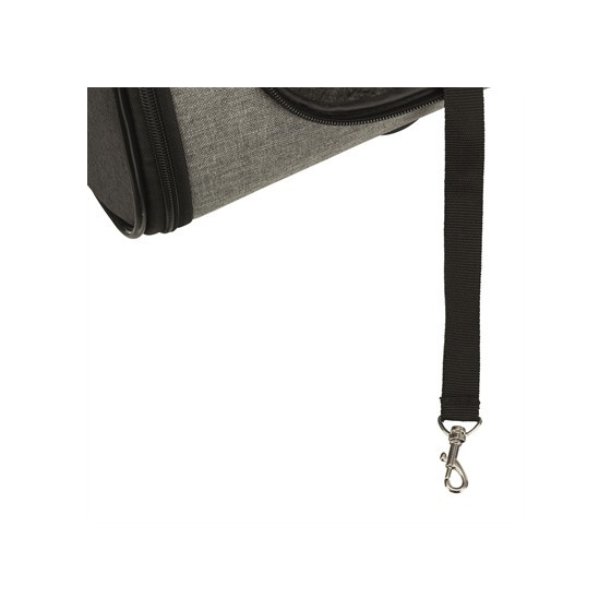 Trixie Reismand Trolley Zwart / Lichtgrijs 67X34X43 CM